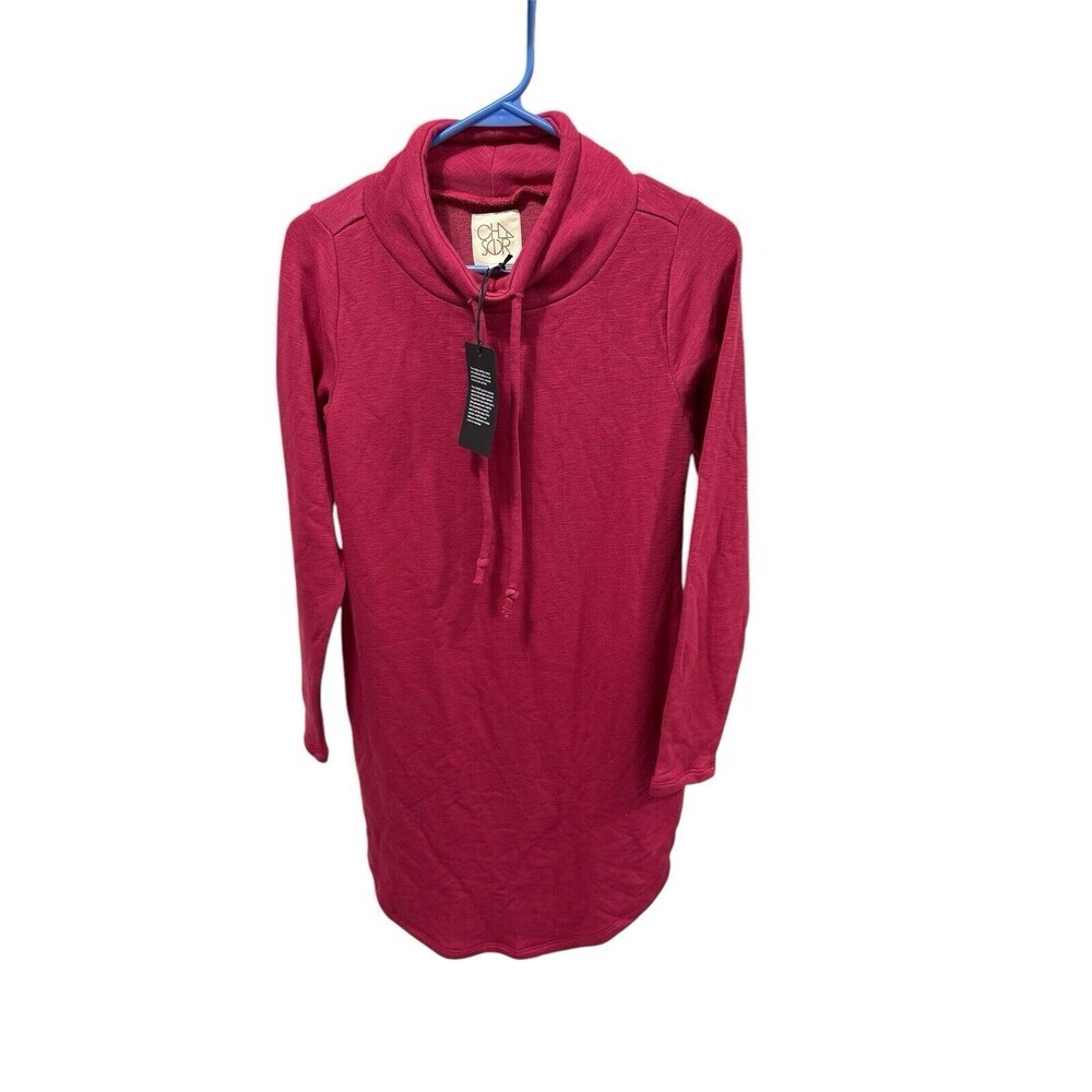 New Chaser‎ Suitshirt Dress Small Long sleeve Cowl neck